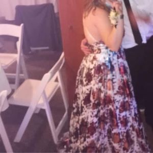 floral prom dress